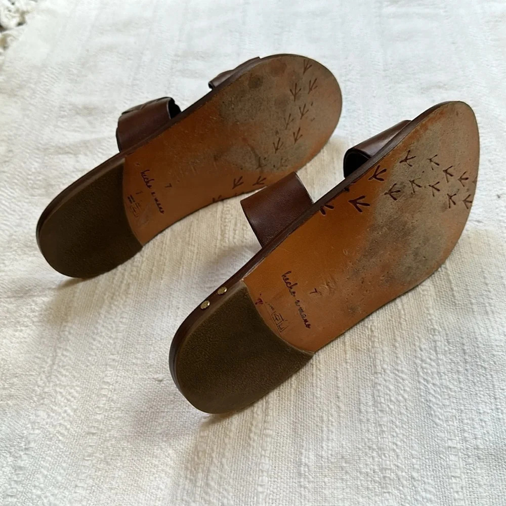 beek DARTER Chocolate Sandals, Size 7, EUC - Picture 6 of 13